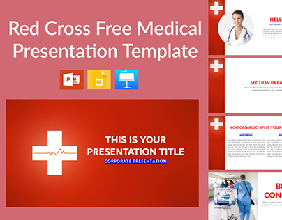 Red Cross Medical Free Presentation Template