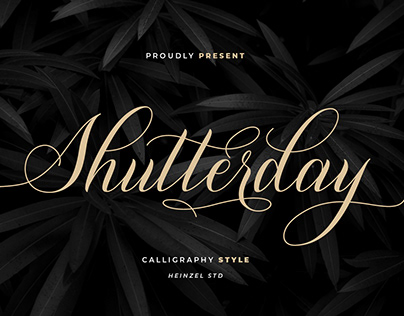 FREE |Shutterday Elegant Calligraphy Script