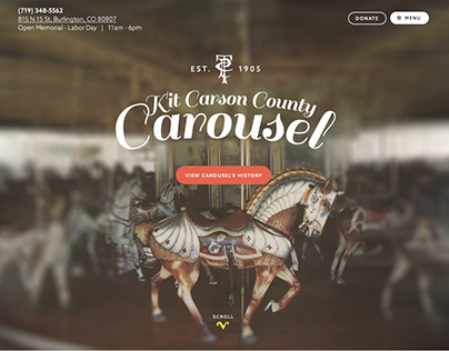 Kit Carson County Carousel: Redesign