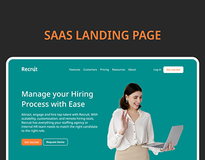 Applicant Tracking System. Landing Page