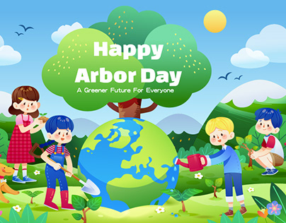 Arbor Day illustration