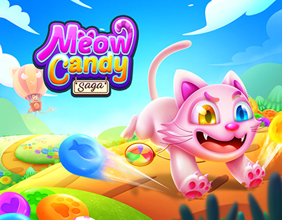 Meow Candy Saga - Match 3 game