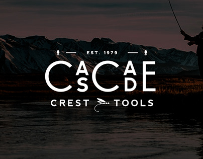Cascade Crest Tools fishing logo