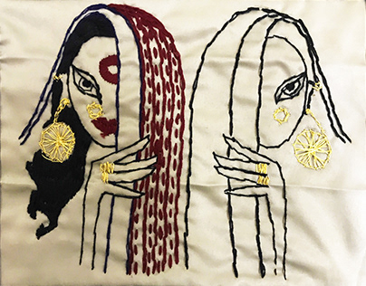 Traditional Modern Art- Embroidery