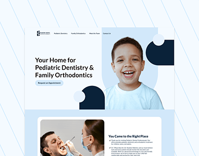 Pediatric Dental Professionals Website Design