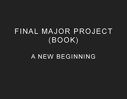 Final Major Project (Book)