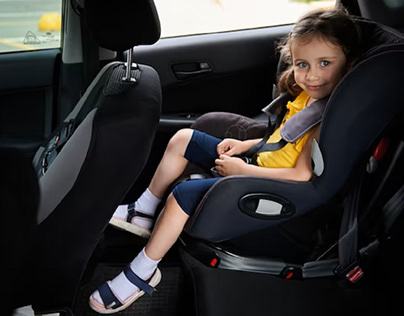 The safest place for a rear-facing car seat.