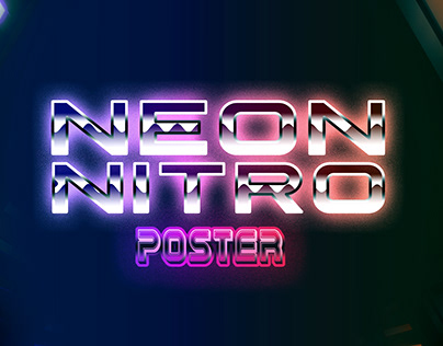 Neon Nitro Concert Poster