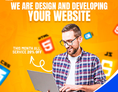 Web Development Agency Social Media Post Design