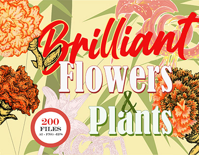 Brilliant Flowers & Plants - Digital Product