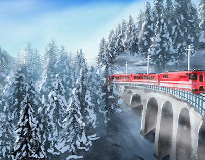 Winter train