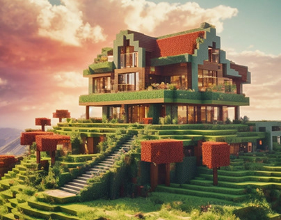 MINE CRAFT - BUDDLAYS DREAM HOUSE IN MOORKHUN