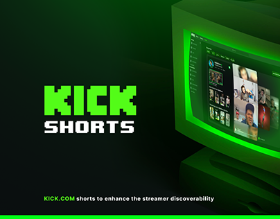 KICK.COM Shorts UI/UX Concept