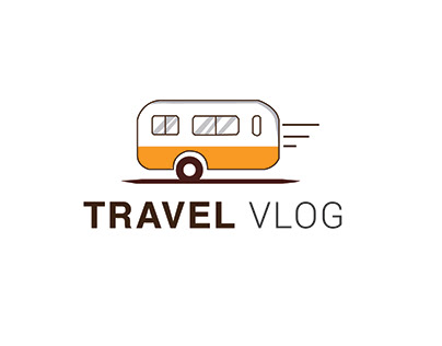 Travel Vlog Logo Design