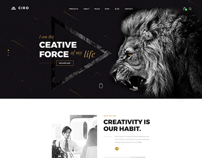 Home Page for Digital Agency