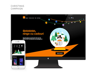Orange digital seasonal campaign