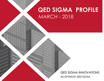 Small Brochure Design For QED SIGMA