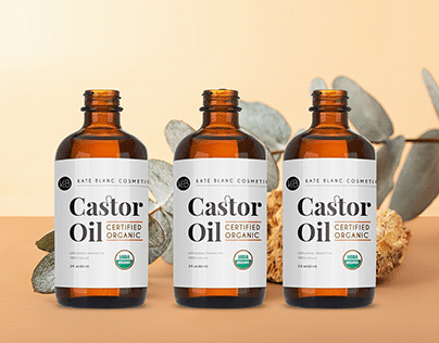 Castor Oil Label Design