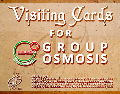 VISITING CARDS FOR GROUP OSMOSIS