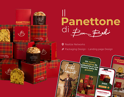 Panettone di Bruno Barbieri | UX/UI | Packaging Design