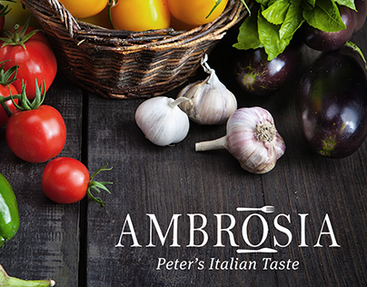 AMBROSIA. Peter’s Italian Taste - Packaging&Naming