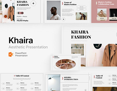 Project thumbnail - Khaira - Aesthetic Presentation Template