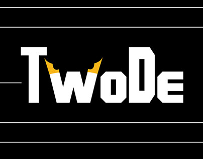 TwoDe Game Studion Logo Design