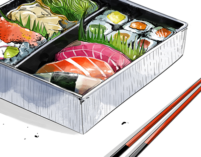 Culinary Illustration, Sushi