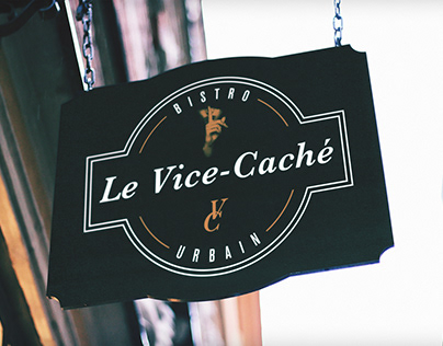 Bistro Le Vice-Caché – Brand Design