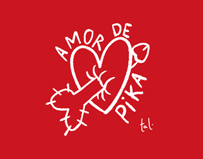 Logo e Produtos Amor de PIKA