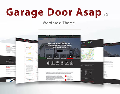 Garage Door Asap v2 - Wordpress Theme