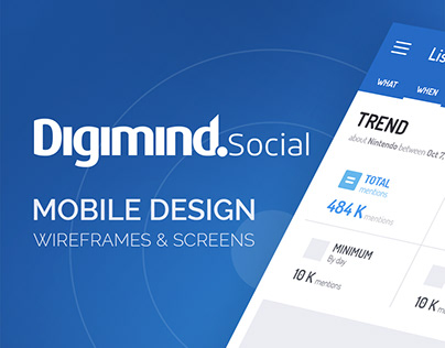 Digimind Social — Mobile Design