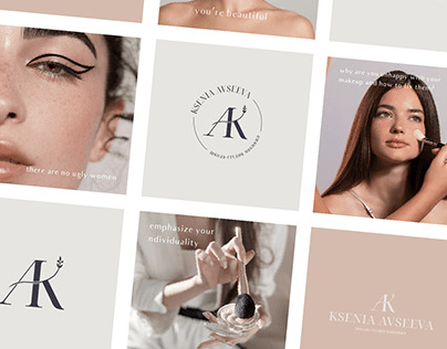 Personal brand | makeup artist | logo makeup studio
