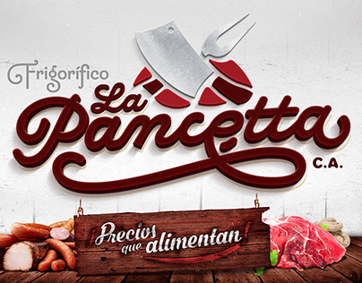 Frigorífico la Pancetta Logo Design - 2017