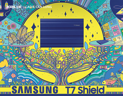 The Shining Star / Samsung T7 Shield Psoter Design