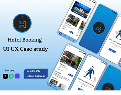 Hotel booking app UI/UX case study