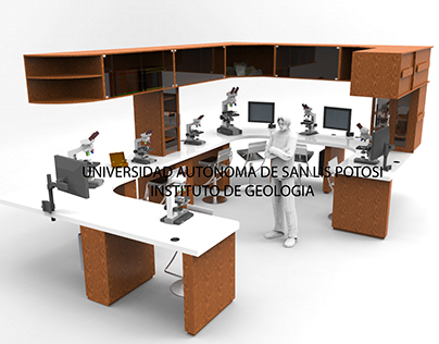 Furniture for a practical laboratory