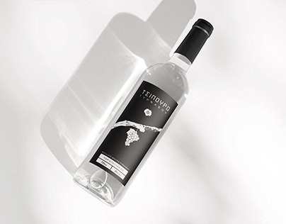 Packaging Label Design (tsipouro of Tyrnavos Greece)
