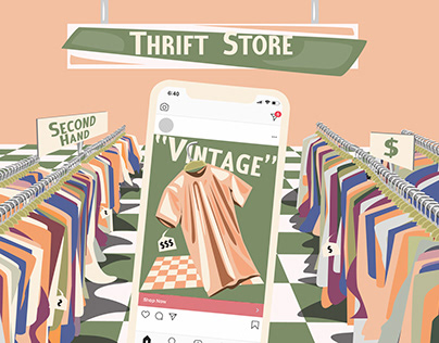 Gentrification of Thrifting Article Graphic