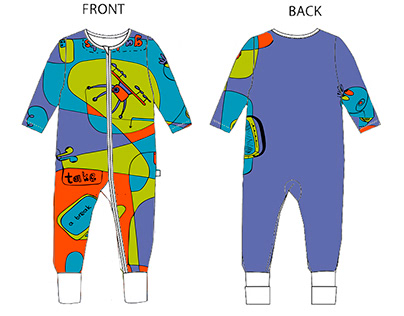 Designs for babygrows