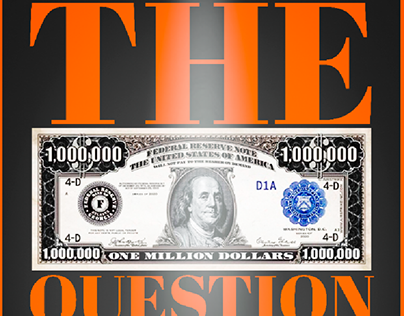 The million $ question poster design