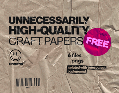 FREE 6-Pack of Super High-Quality Craft Papers