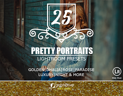 Pretty portraits presets for lightroom