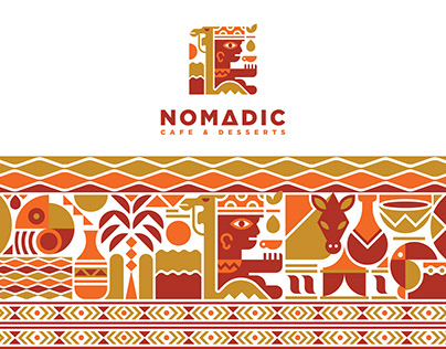 NOMADIC Cafe & Desserts - Branding