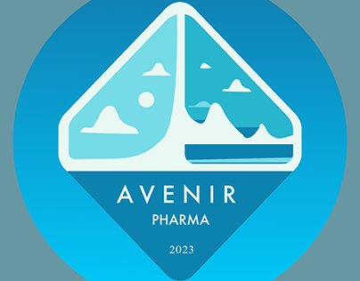 Avenir Pharma Logo Package Design
