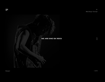 ONE OK ROCK | Web & Interaction Design