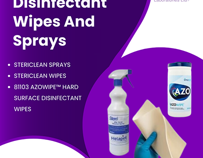 Get Disinfectant Wipes And Sprays