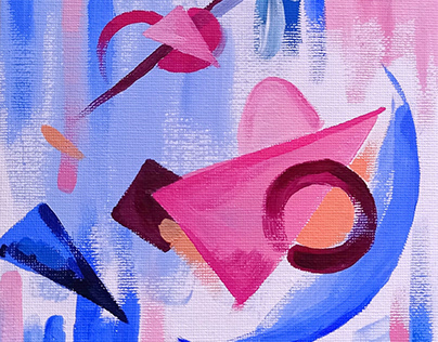 Pink&Blue Abstraction