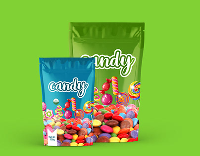 Candy Pouch Packaging Design