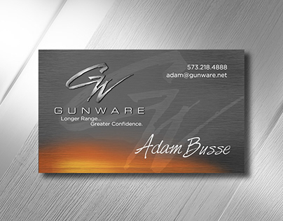 Business Card Design - Custom Firearms Manufacturer